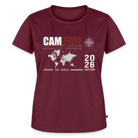 T-Shirt mit Camper und Outdoor Design für Reisen und Abenteuer